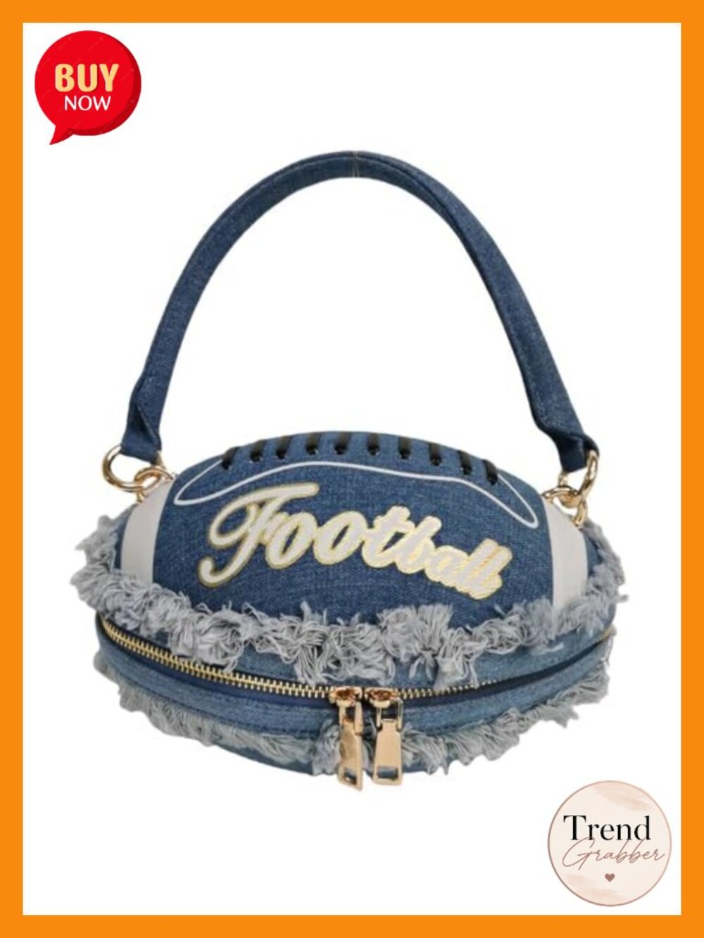 Novelty Football Shaped Handbag Crossbody Shoulder Bag PU Leather